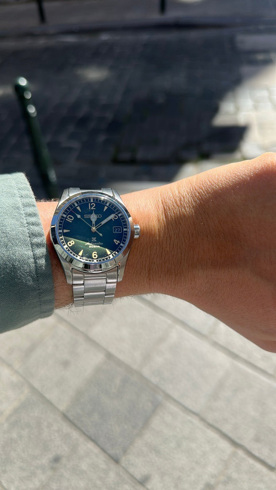 Superbe Seiko à vendre, Handtassen en Accessoires, Horloges | Heren, Zo goed als nieuw, Seiko, Ophalen