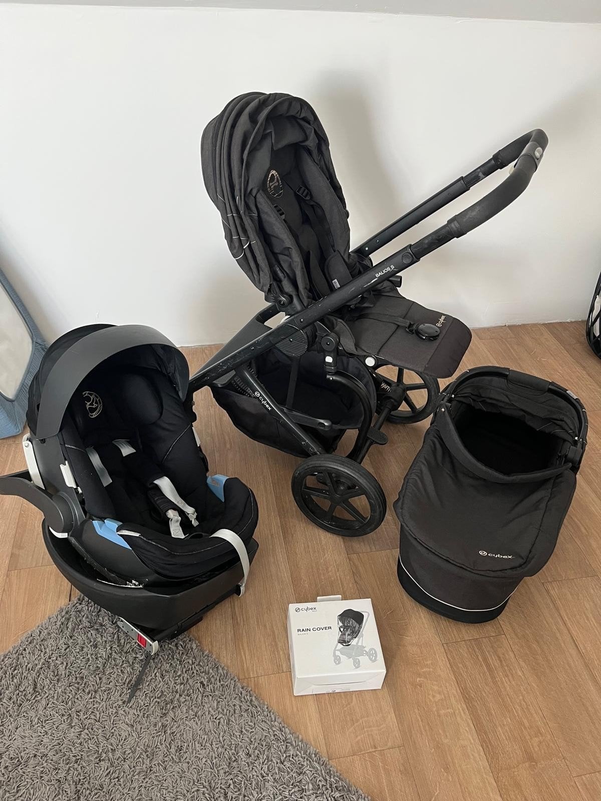 CYBEX Balios S Trio (kinderwagen, reiswieg, autostoel+onders, Kinderen en Baby's, Kinderwagens en Combinaties, Ophalen, Kinderwagen