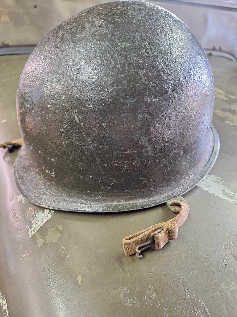 Amerikaanse helm uit de Tweede Wereldoorlog, Verzamelen, Ophalen of Verzenden, Landmacht, Helm of Baret