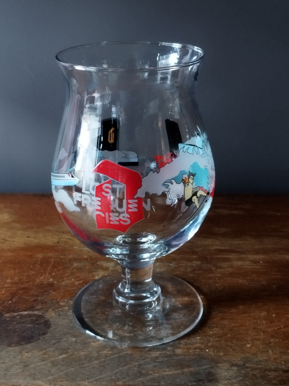 Duvel glas, Collections, Enlèvement