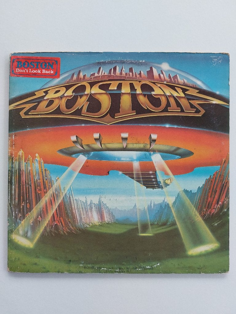 Boston - Don't Look Back (1986 - Klaphoes), LP, Gebruikt, Hard Rock, Gatefold hoes