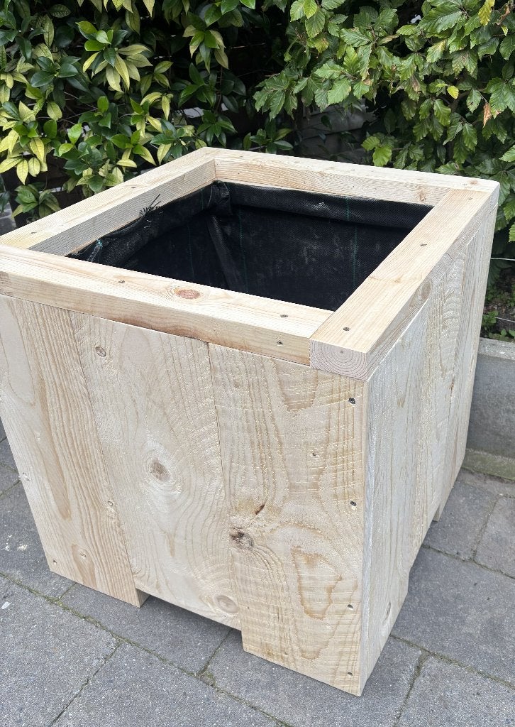 Actie! Grote Plantenbakken in Steigerhout – 10% korting, Nieuw, Ophalen of Verzenden, Balkon, Rijkevorsel