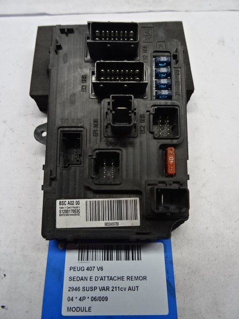 COMPUTER Peugeot 407 (6D) (01-2004/12-2011) (9652409780), Gebruikt, Peugeot