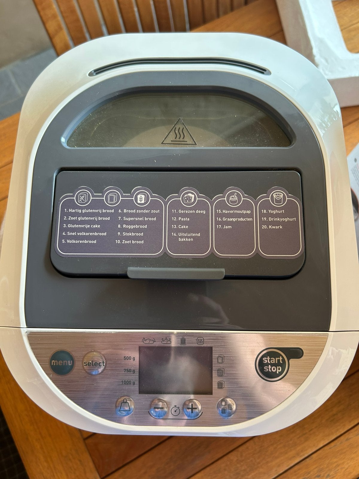 Machine à pain, Electroménager, Machines à pain, Plus de 10 programmes, 800 à 1200 grammes de pâte, Comme neuf, Enlèvement