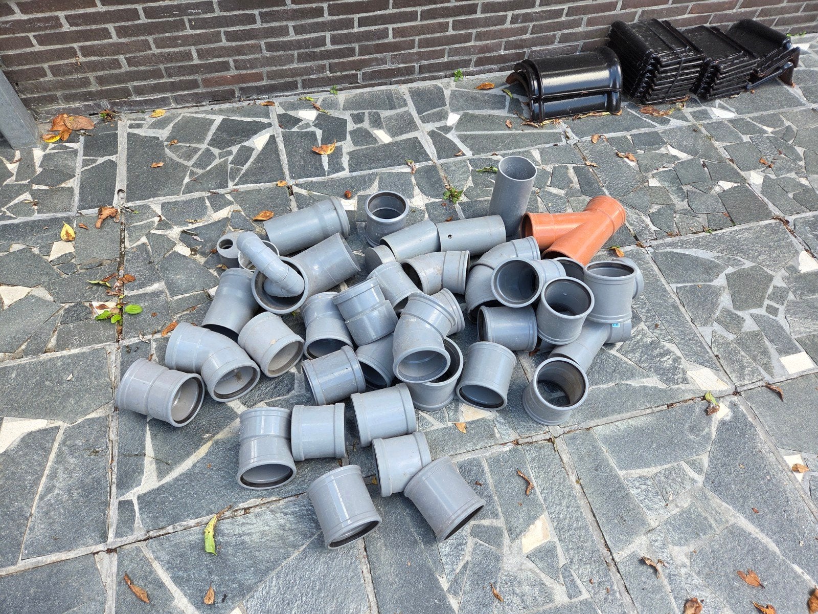 Bochten en moffen 110 mm, Ophalen, PVC, Bochten