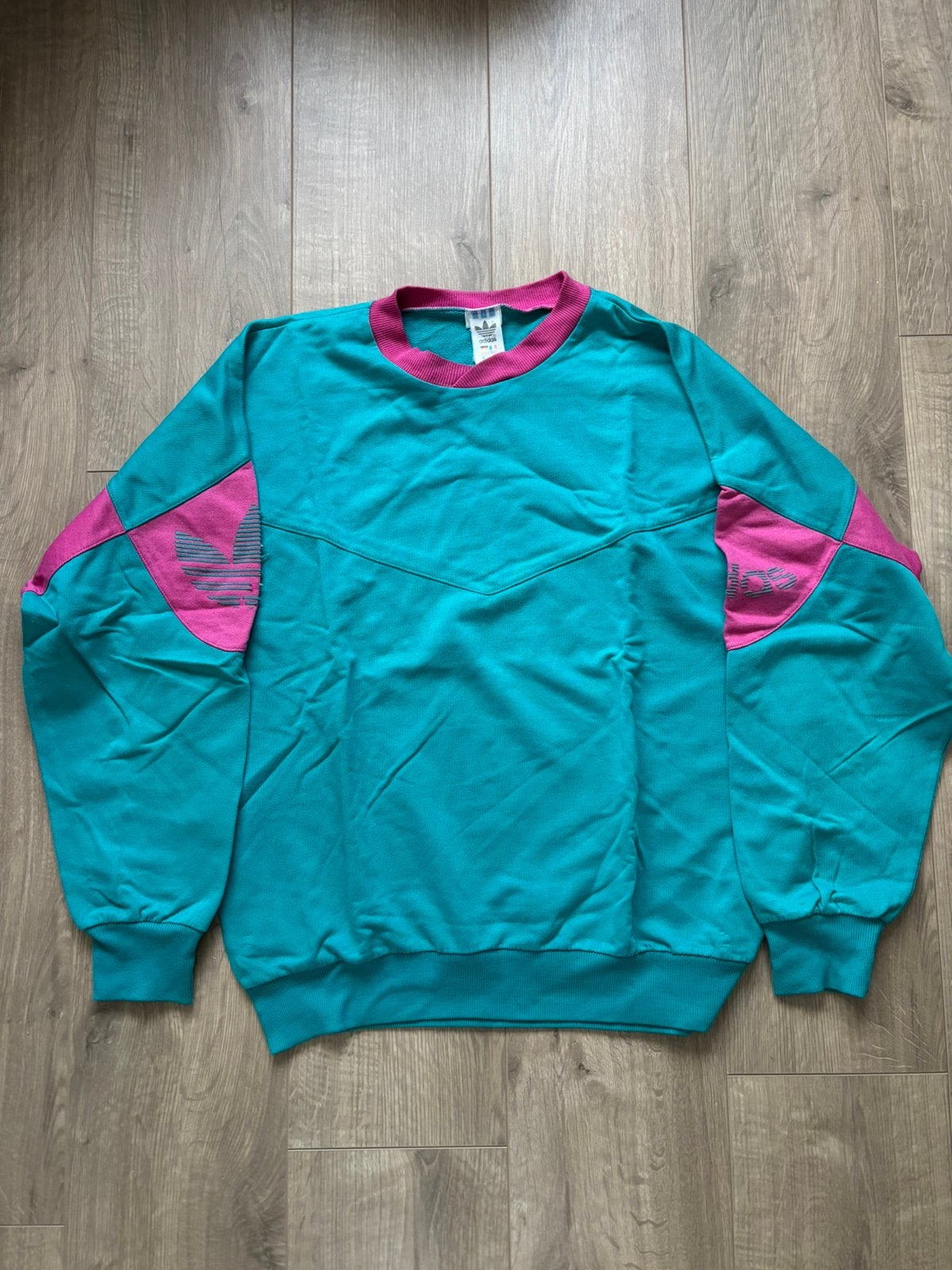 Vintage sweater van Addidas, Enlèvement ou Envoi, Porté, Taille 38/40 (M)