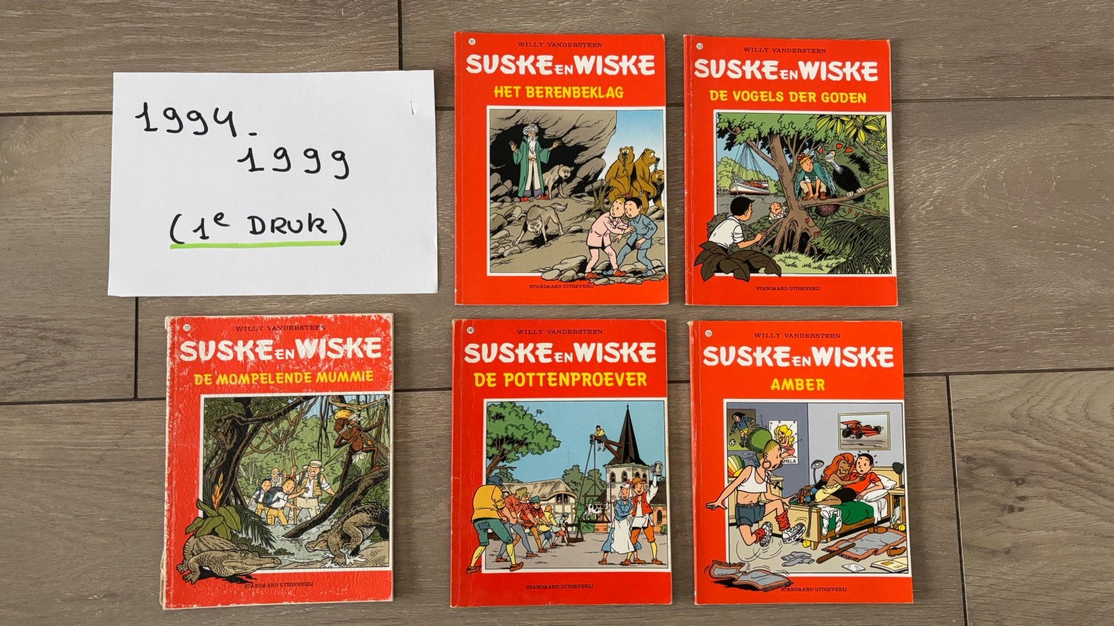 Suske et Wiske (1994-1999) première édition, Enlèvement, Utilisé