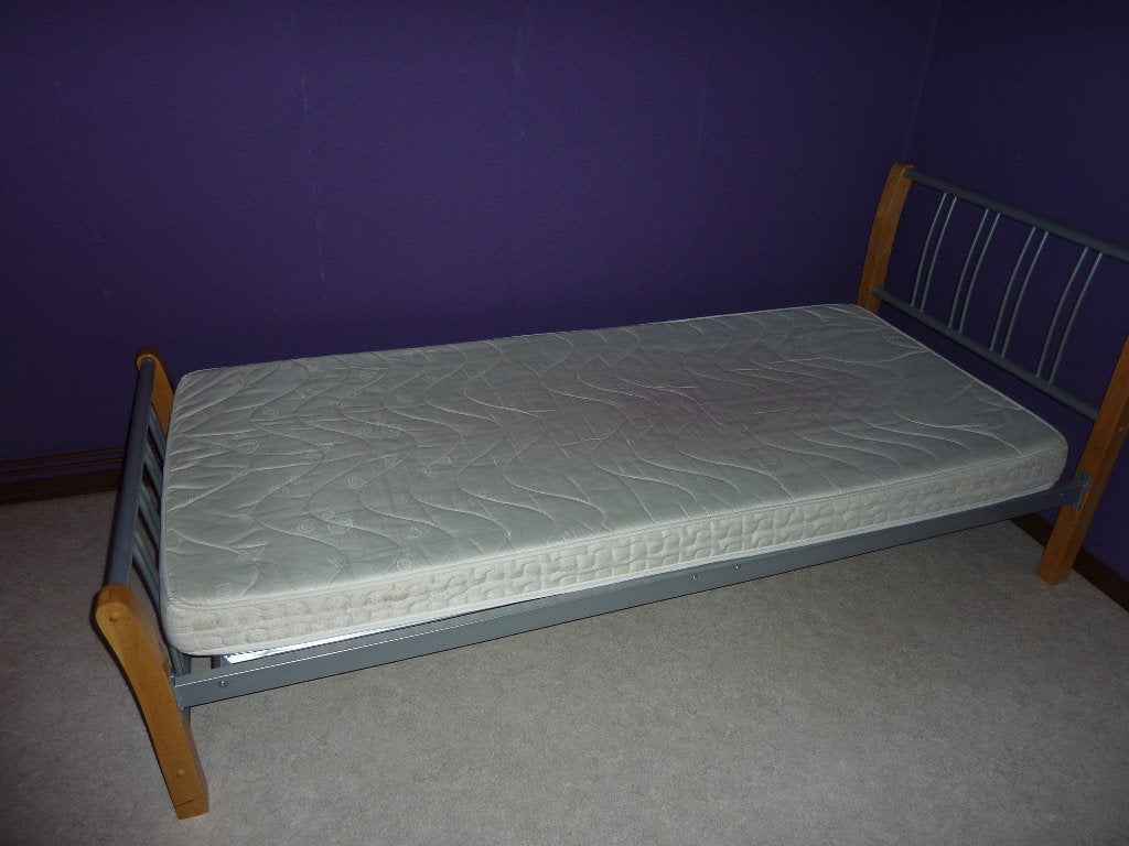 LIT 1 PERS NEUF, Neuf, Matelas, 85 à 100 cm, Enlèvement