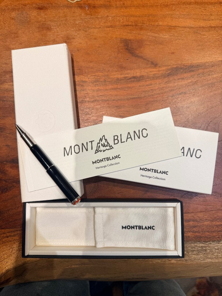 « BÉBÉ » ROUGE ET NOIR MONTBLANC HERITAGE, Enlèvement, Neuf