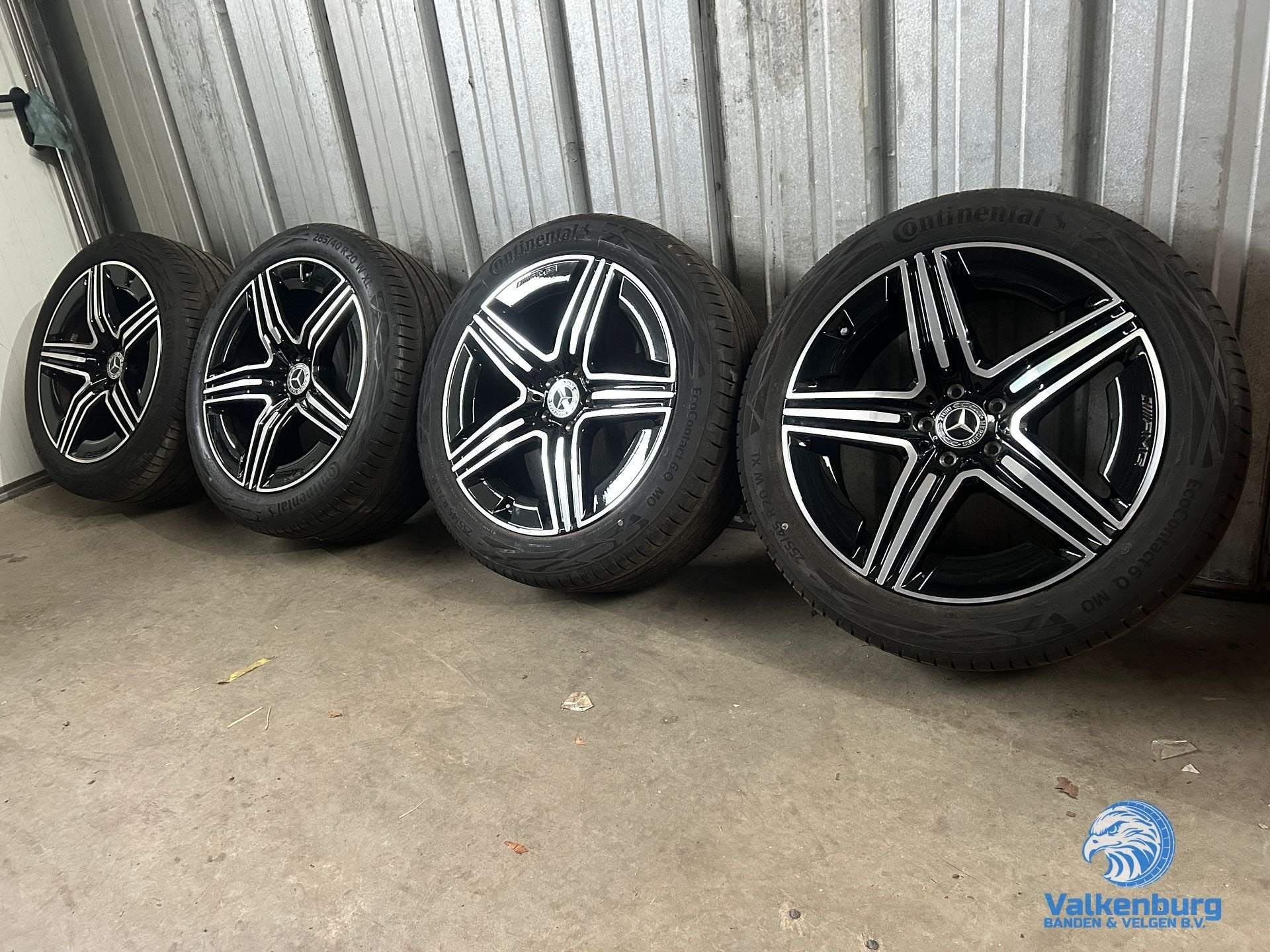 6mm! Originele Mercedes GLC W254 X254 C254 20 inch zwarte AM, Gebruikt, 255 mm, -, -