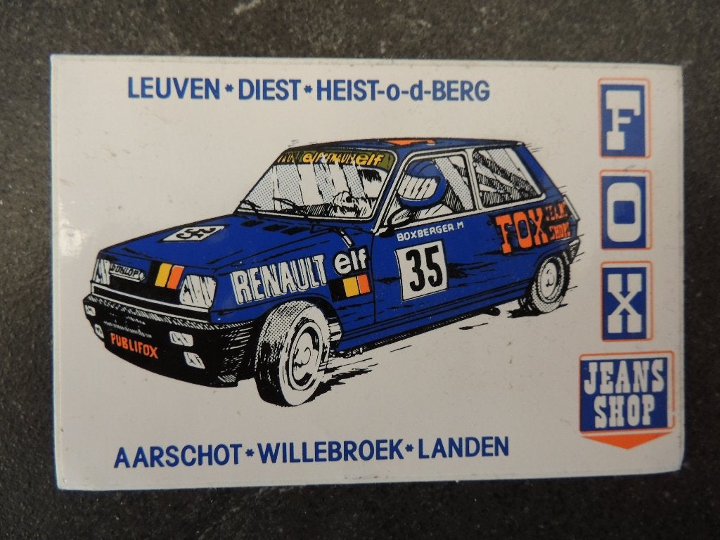 renault R5 rally sticker, Envoi, Comme neuf