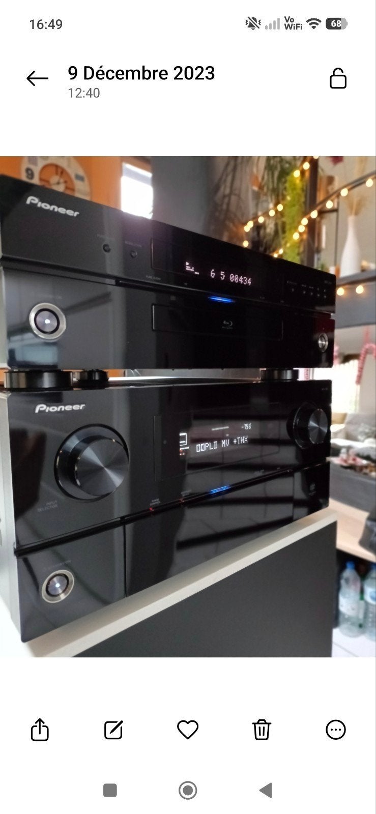 Pioneer LX81 et LX71, TV, Hi-fi & Vidéo, Enlèvement, Pioneer