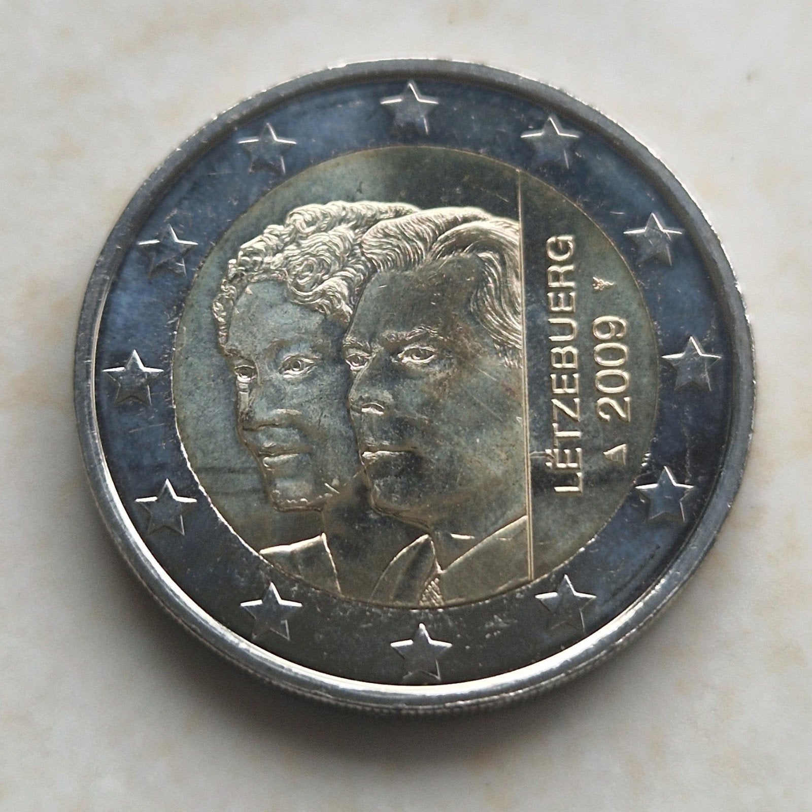 2009 Luxembourg , 2 Euro Commemorative Coin, Postzegels en Munten, Ophalen of Verzenden