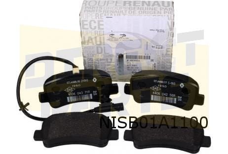 Nissan / Opel / Renault (4/10-) remblokset achter Origineel!, Neuf, -, Renault, -