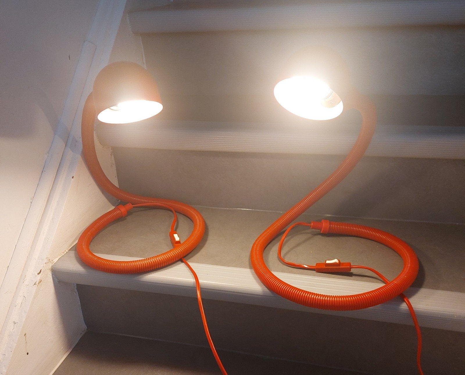 lampes serpent ... vintage 70, Enlèvement ou Envoi