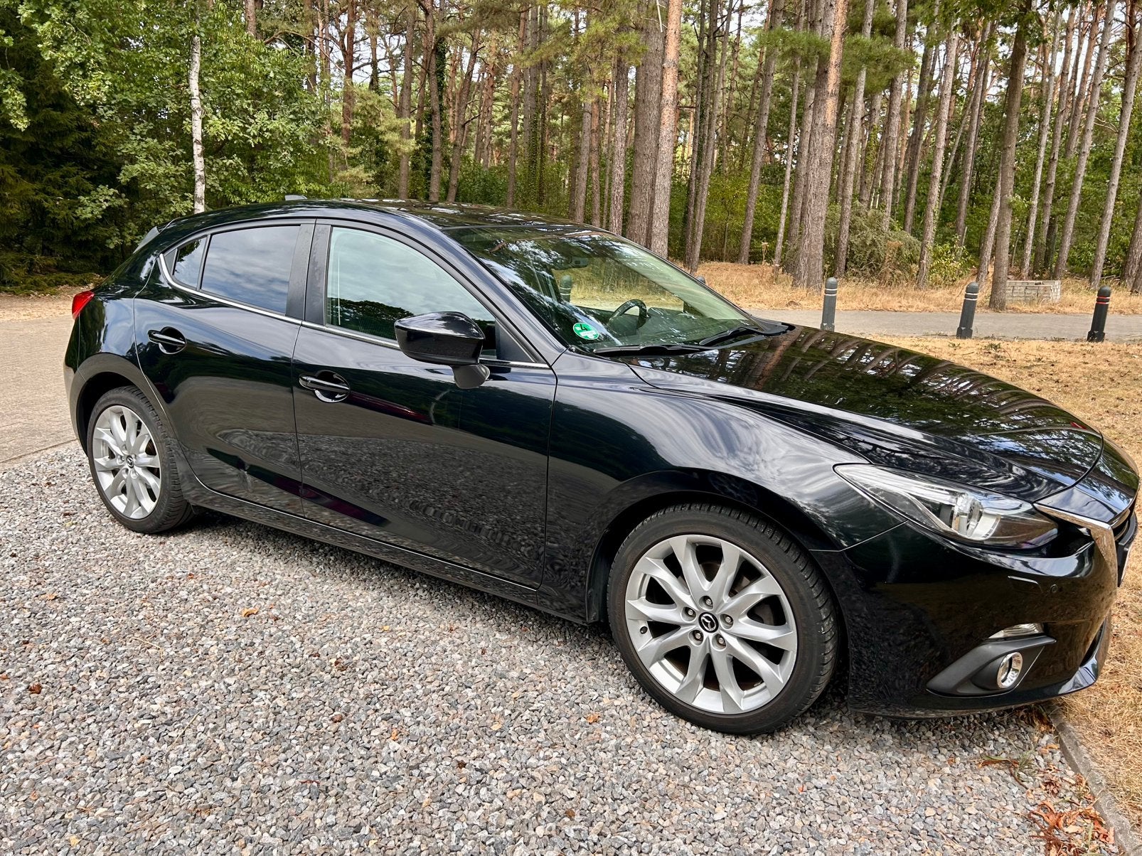 Mazda 3 2.0i Sports Line SkyActive, Auto's, Mazda, Stof, Bi-Xenon koplampen, Zwart, 4 cilinders