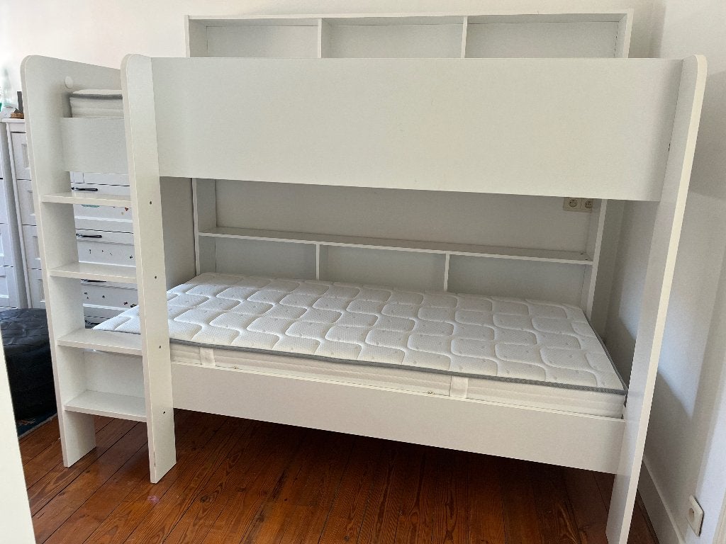 Lit superposé La Redoute + 2 matelas, Enlèvement, Comme neuf, Lits superposés