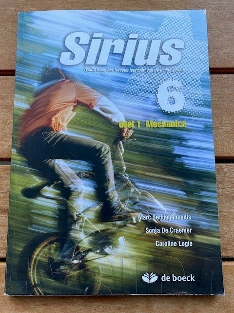 Sirius deel 1 Mechanica, Boeken, Ophalen, Overige vakken, ASO, Marc Beddegenoodts
