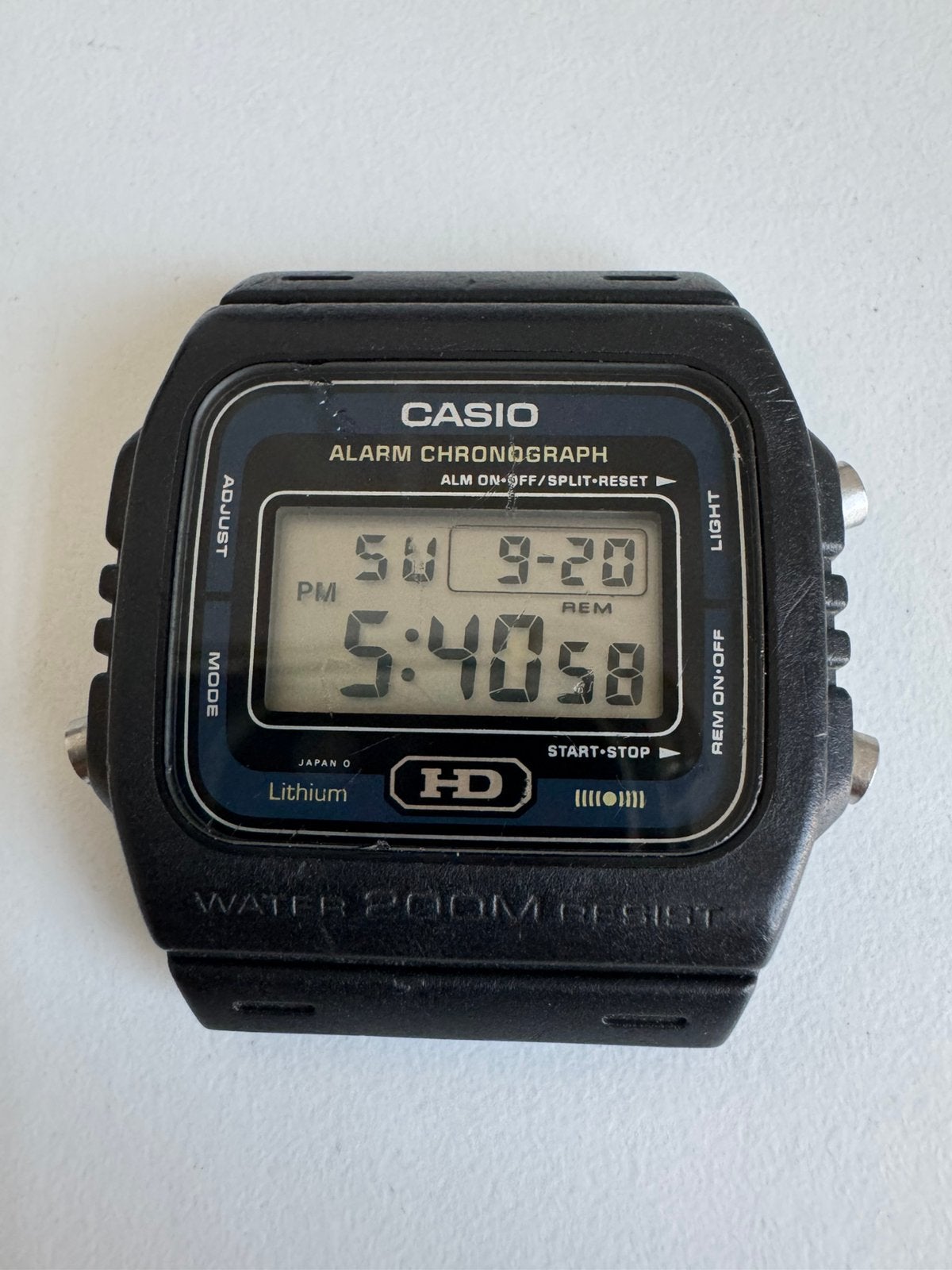 Montre Casio DW-240 Heavy Duty - Japan U - Rare, Bijoux, Sacs & Beauté, Enlèvement ou Envoi, Acier, Montre-bracelet, Autres marques
