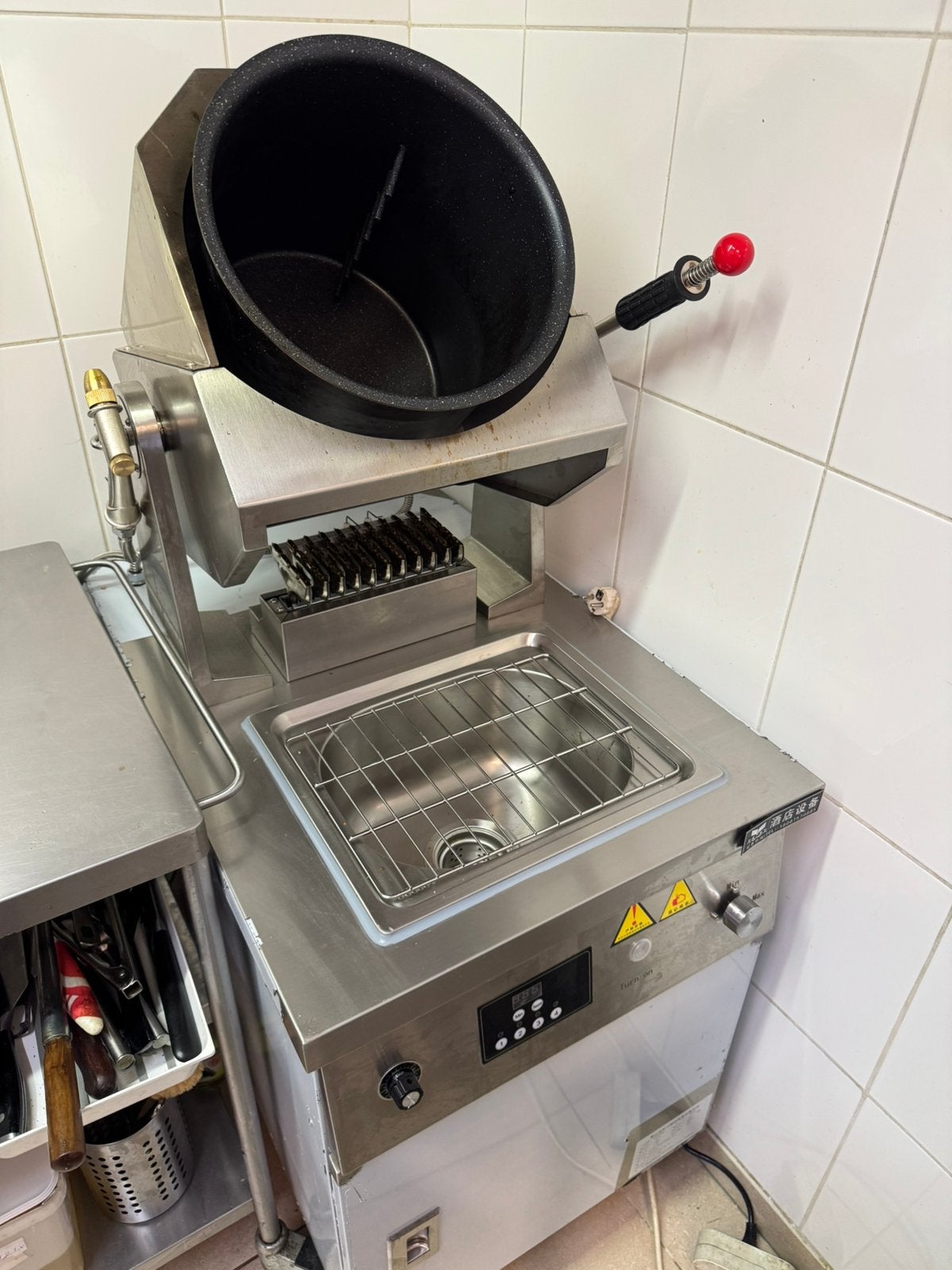 Wok automatique gaz, Electroménager, Friteuses, Enlèvement, Comme neuf