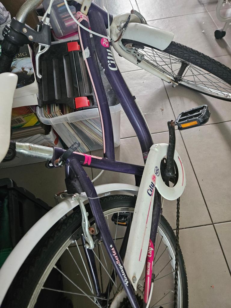 Kinderfiets 24 inch, Ophalen