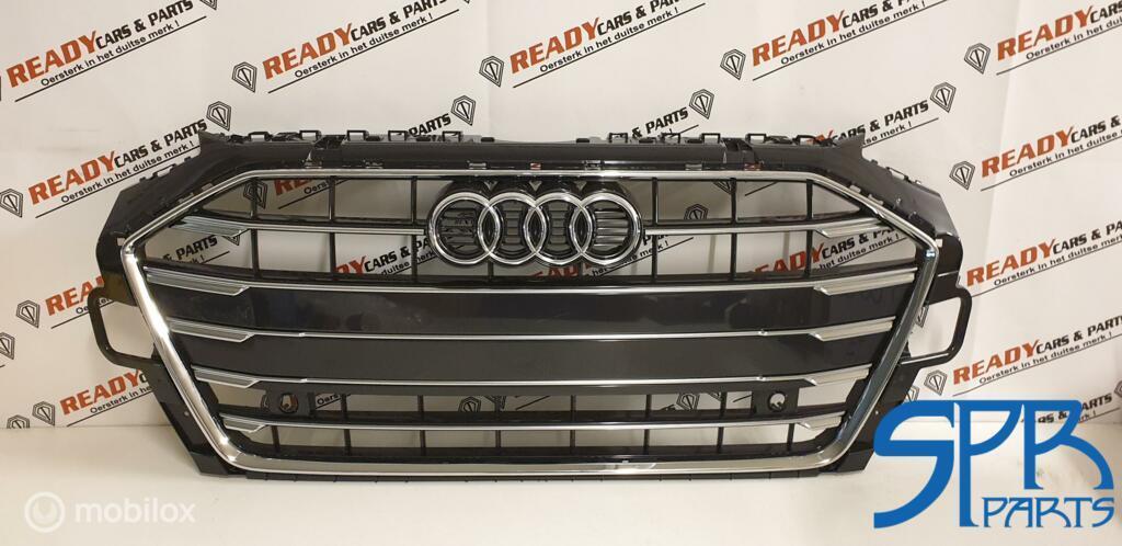 A4 8W FACELIFT S-LINE GRILL Grille 8W0853651DF CHROME ZWART, Audi, Nieuw, Audi, Ophalen of Verzenden