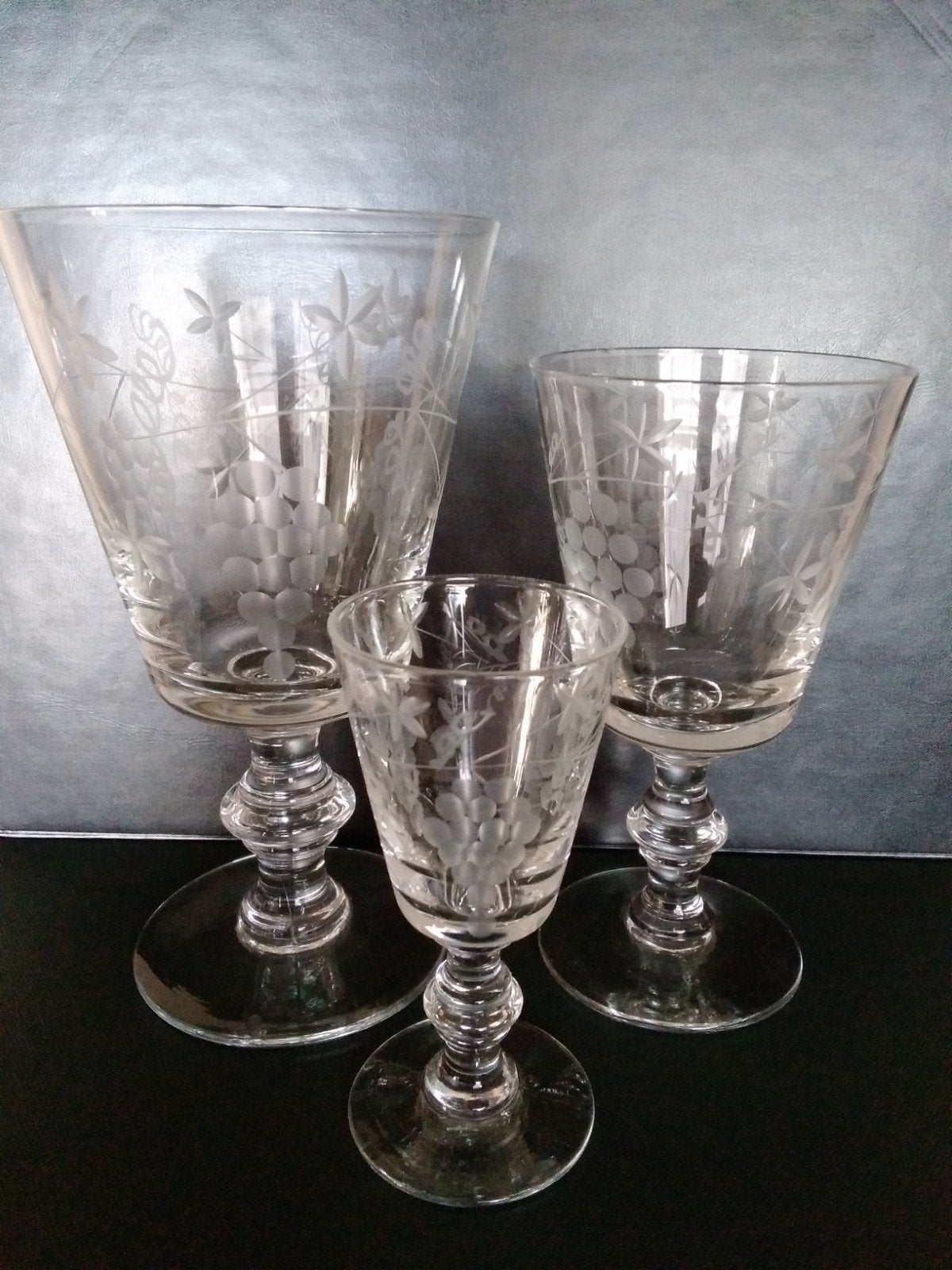 Vintage wijn en borrelglazen, Verzamelen, Glas en Drinkglazen, Ophalen