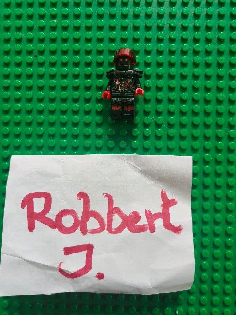 LEGO minifiguur ninjago Mr. E Biker vest njo0385, Gebruikt, Lego, Ophalen of Verzenden, Minifiguur