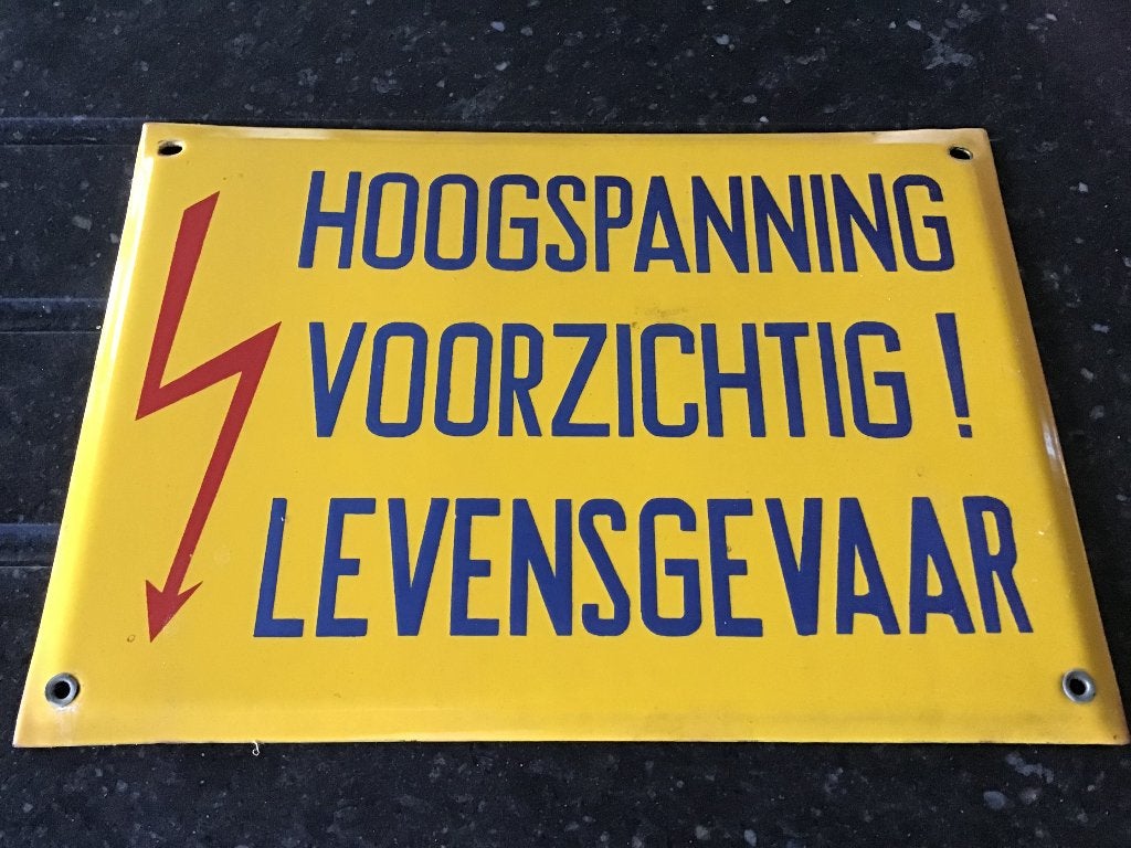 Reclamebord, Verzamelen, Ophalen of Verzenden, Gebruikt, Reclamebord