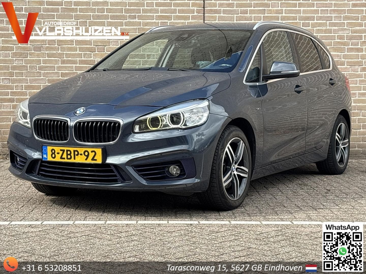 BMW 218 Active Tourer 2-serie 218i High Executive | Dakota L, Autos, Argent ou Gris, Achat, Entreprise, Boîte manuelle
