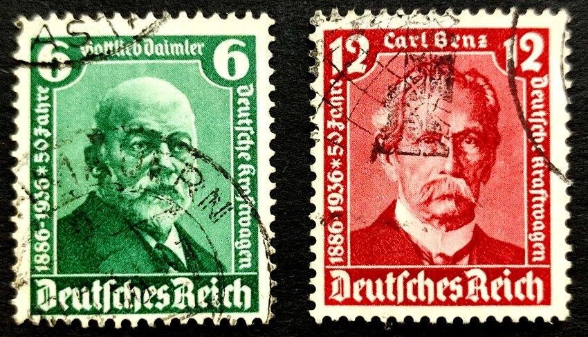 Deutsches Reich: Daimler & Benz 1936, Timbres & Monnaies, Timbres | Europe | Allemagne, Enlèvement ou Envoi, Autres périodes, Affranchi