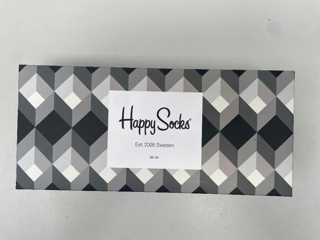 Box set van 4 paar Happy Socks - NIEUW - Mt 36-40, Vêtements | Hommes, Enlèvement, Neuf, Blanc