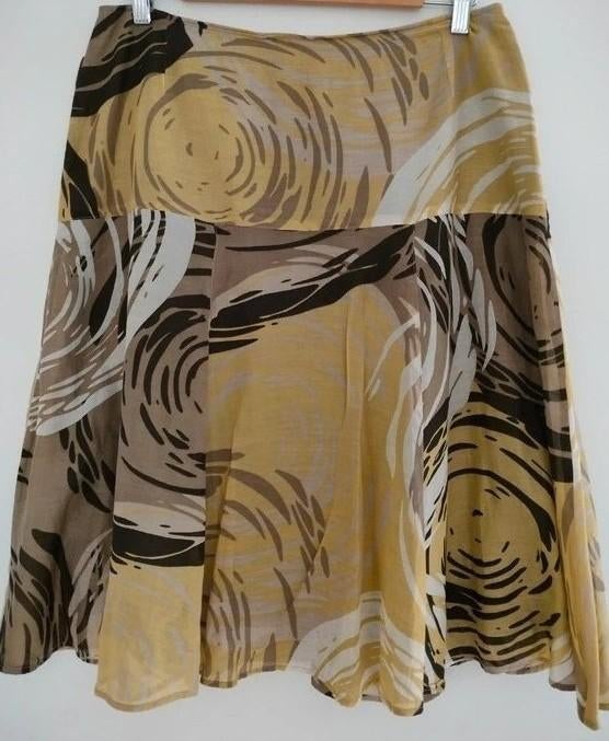 Prachtige rok Atmos Fashion maat: 38/40, Kleding | Dames, Rokken, Maat 38/40 (M), Bruin, Atmos Fasion, Ophalen of Verzenden