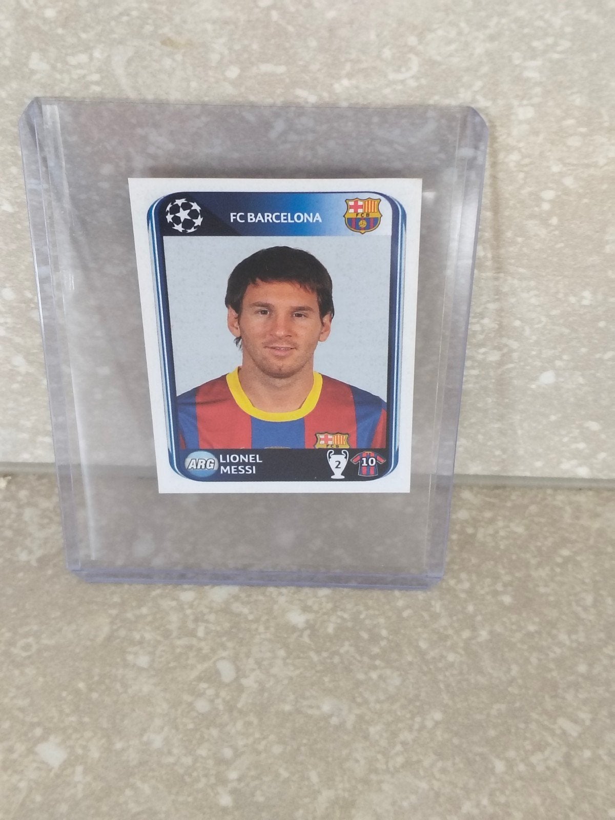 Panini sticker Champions League 2010 Lionel Messi, Verzamelen, Ophalen of Verzenden