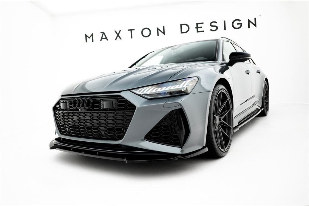 Maxton Design Audi RS6 C8 Voorspoiler Spoiler Splitter V1, Verzenden