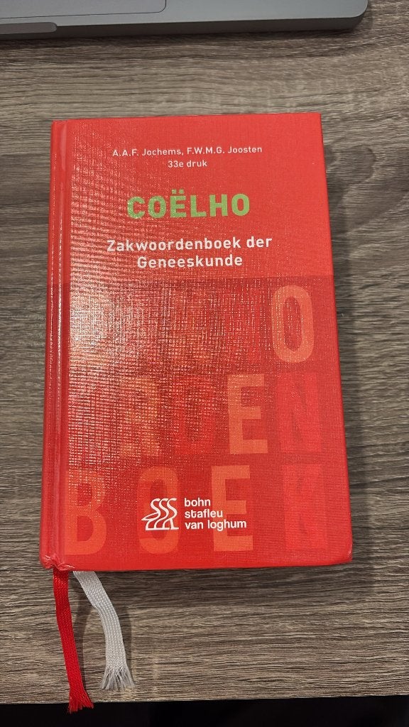 Zakwoordenboek der geneeskunde, Ophalen of Verzenden, Zo goed als nieuw, Bohn stafleu van loghum, Overige wetenschappen