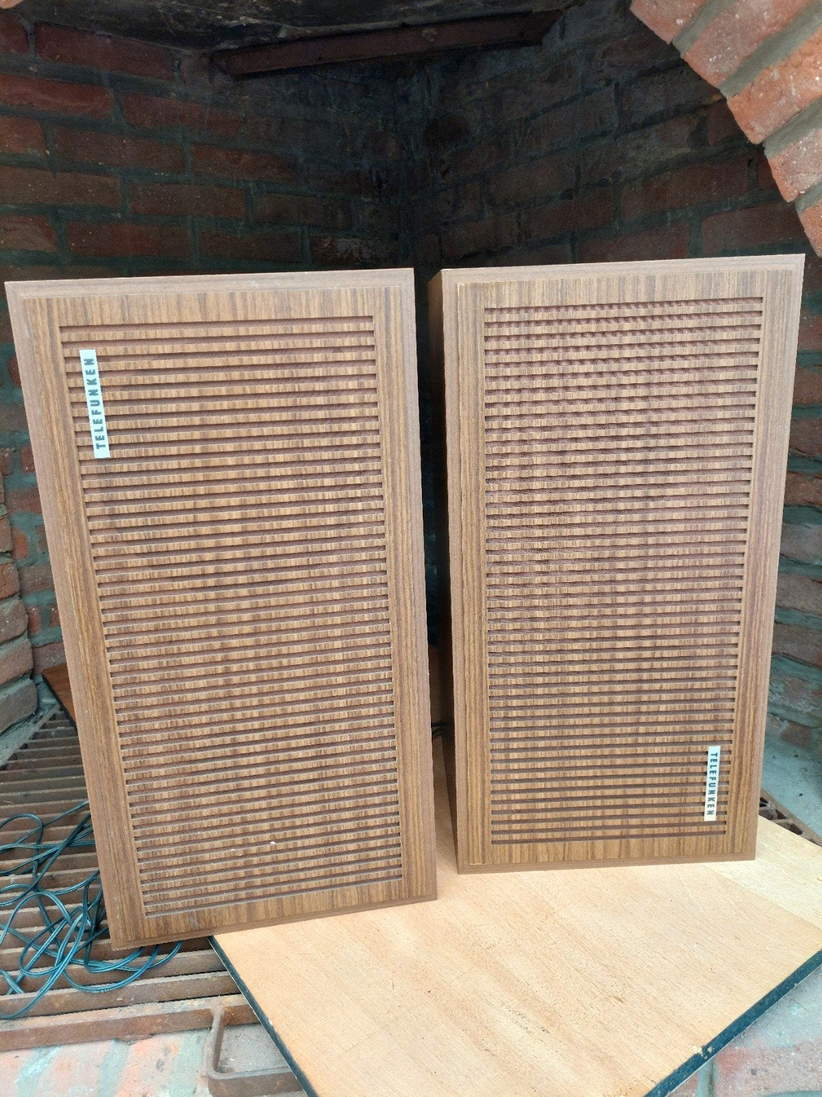 enceintes telefunken années 70, Enlèvement, Utilisé, 60 à 120 watts, Autres marques