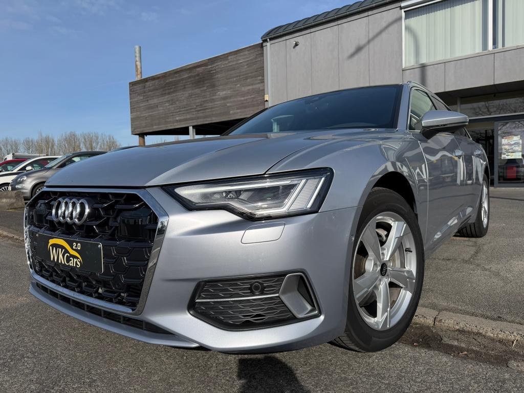 Audi A6 45TFSI benzine van 2024 slechts 16.000km, Autos, Audi, Argent ou Gris, Achat, Euro 6, Entreprise
