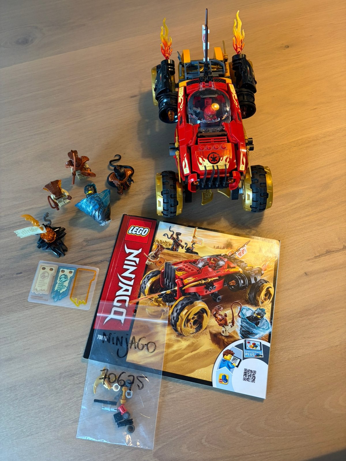 Lego Ninjago set 70675, Ophalen, Zo goed als nieuw, Lego, Ninjago