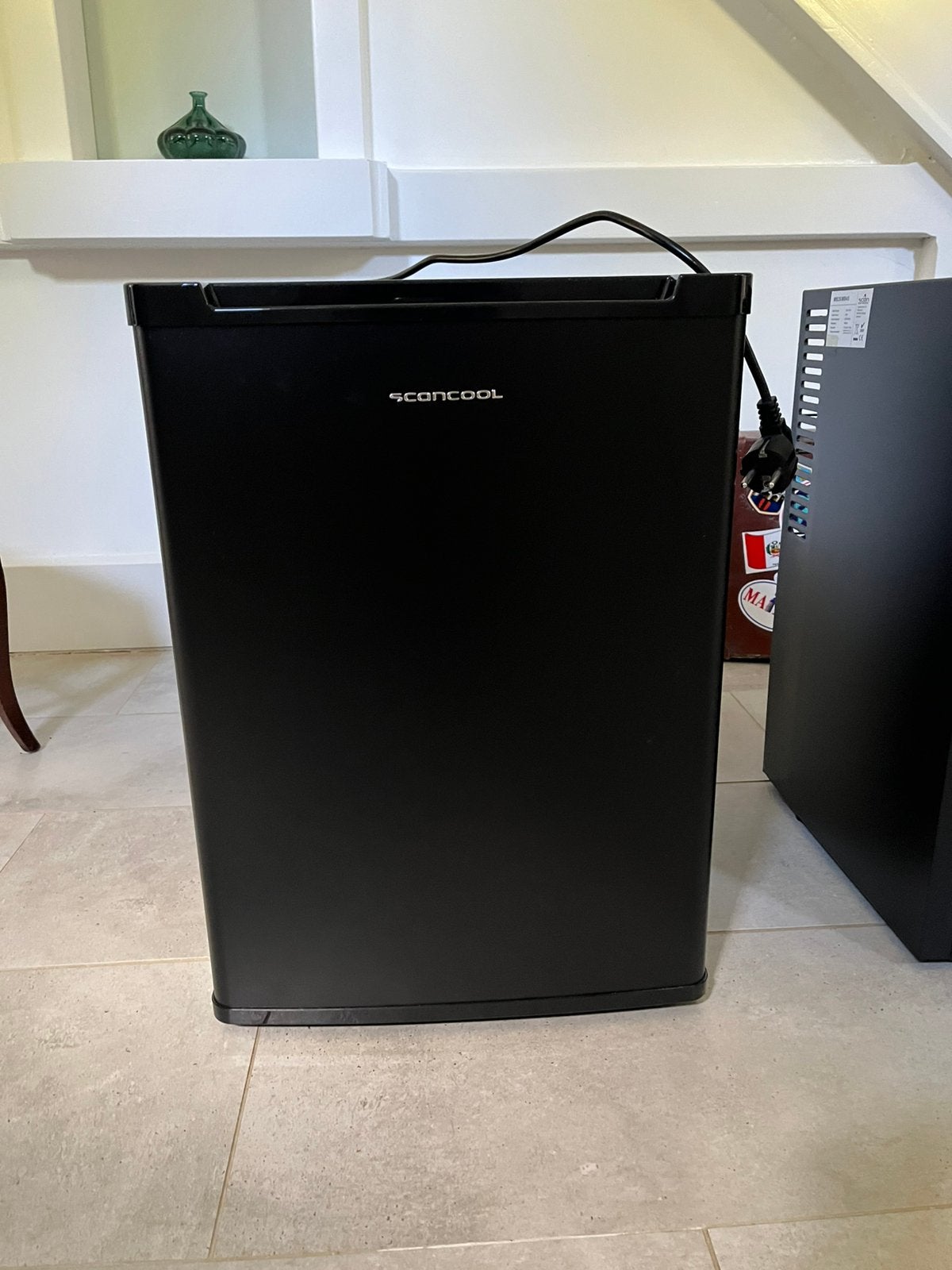 Twee mini koelkasten/minibar, merk Scancool, Elektronische apparatuur, Koelkasten en IJskasten, Ophalen, Zo goed als nieuw, Zonder vriesvak