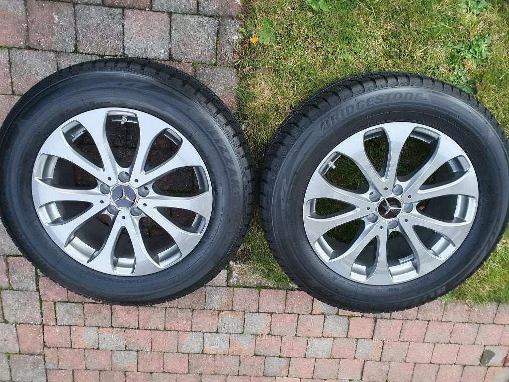 Ensemble de pneus d'hiver d'origine Mercedes GLC avec TPMS, Pneus hiver, Enlèvement, Pneu(s), 18 pouces