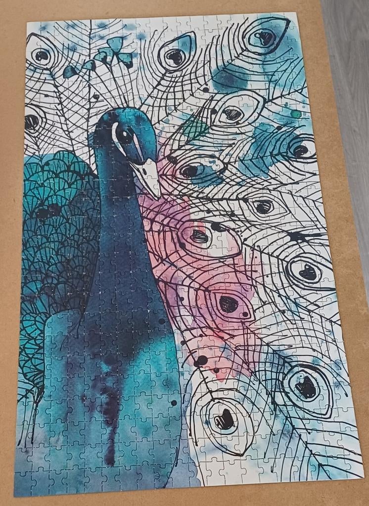 4) Puzzle 500 pièces Anna & Clara's, Ophalen, Zo goed als nieuw, Legpuzzel