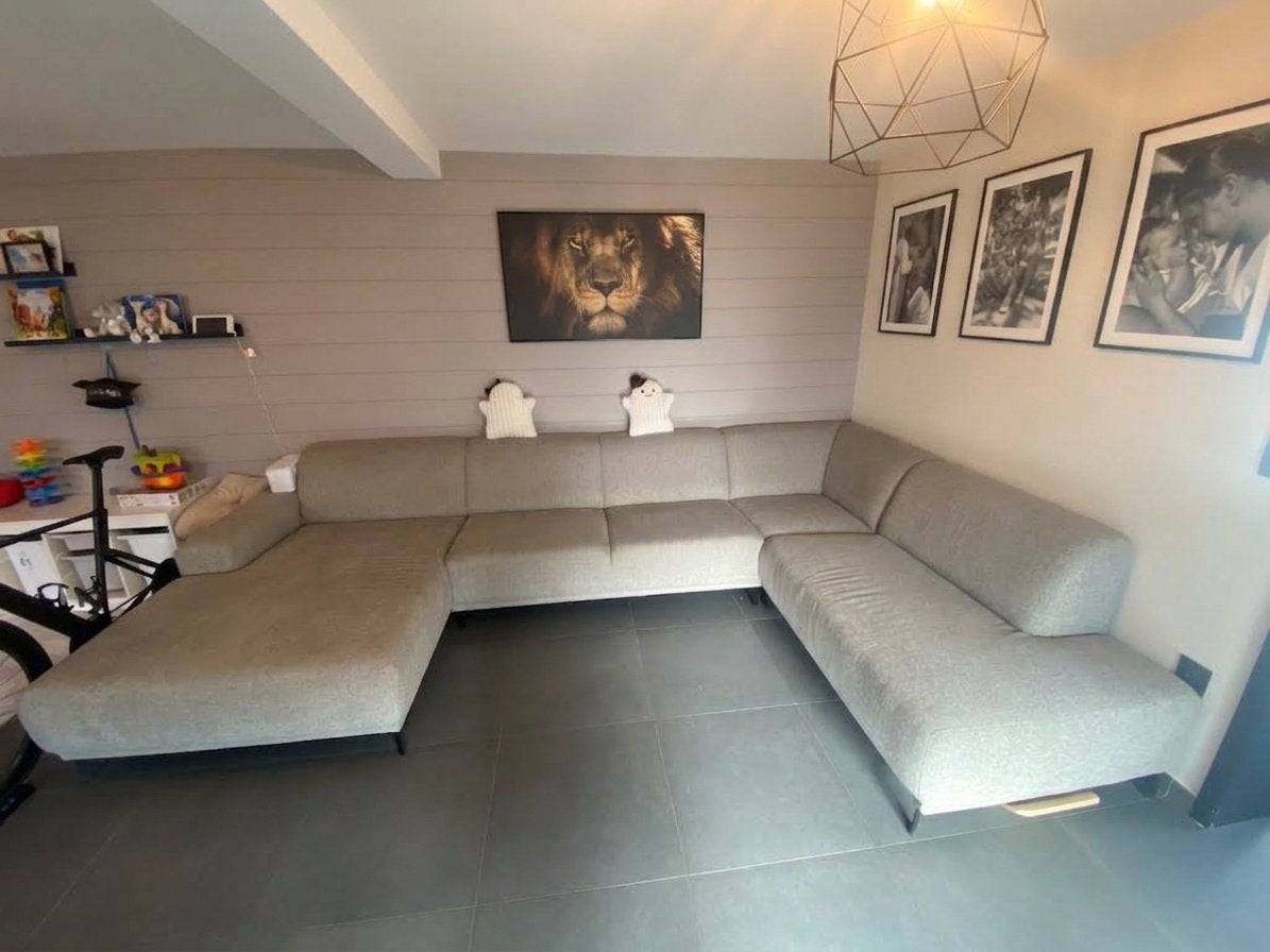 Hoeksalon Mats 372x227cm, 150 cm ou plus, 300 cm ou plus, Quatre personnes ou plus, Comme neuf