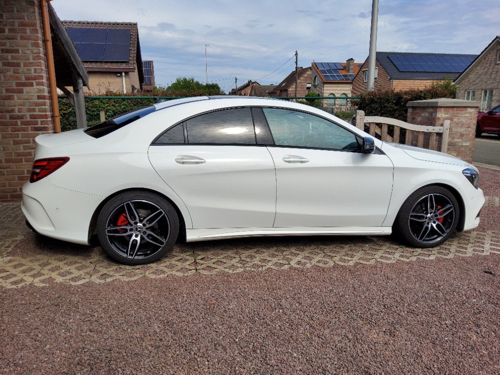 Mercedes CLA 200, Auto's, Automaat, Alcantara, Wit, 1595 cc