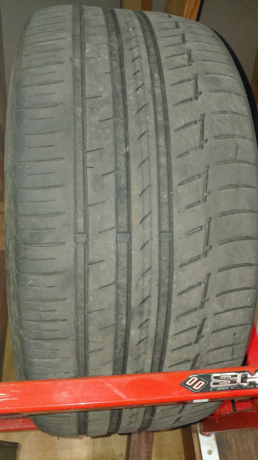 2 x Banden 315 35 21 KOMEN VAN BMW X5 45E 25€ st, Enlèvement, Pneu(s)