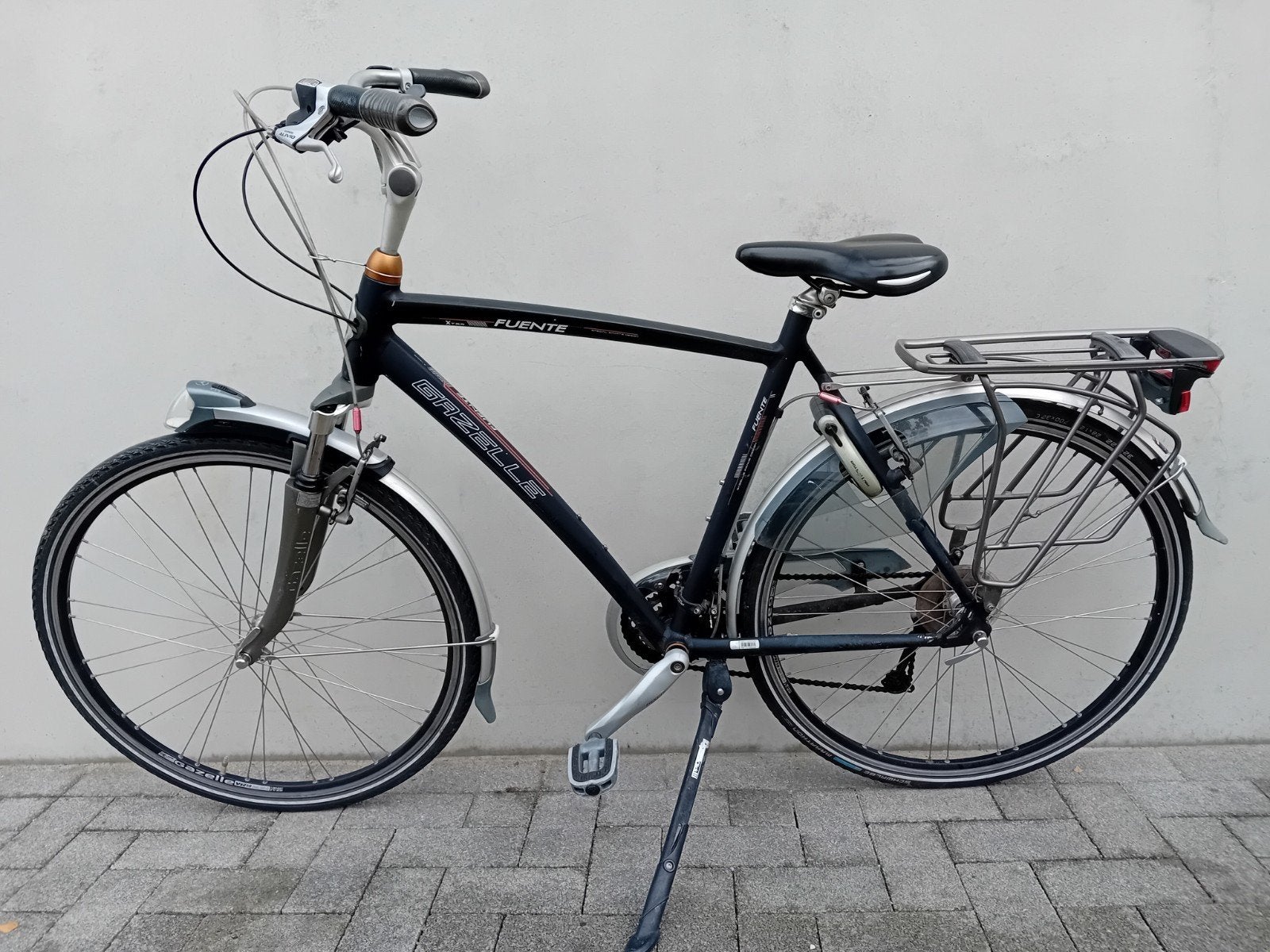 Gazelle herenfiets jongensfiets alu 28inch 24speed maat57 XL, Fietsen en Brommers, Ophalen, Gebruikt, Velgrem, Gazelle
