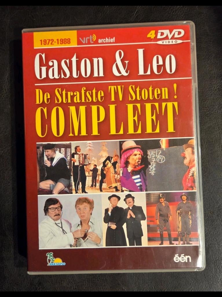 Gaston en Leo Strafste Stoten: Compleet  - DVD Boxset, Cd's en Dvd's, Alle leeftijden, Ophalen of Verzenden, Zo goed als nieuw