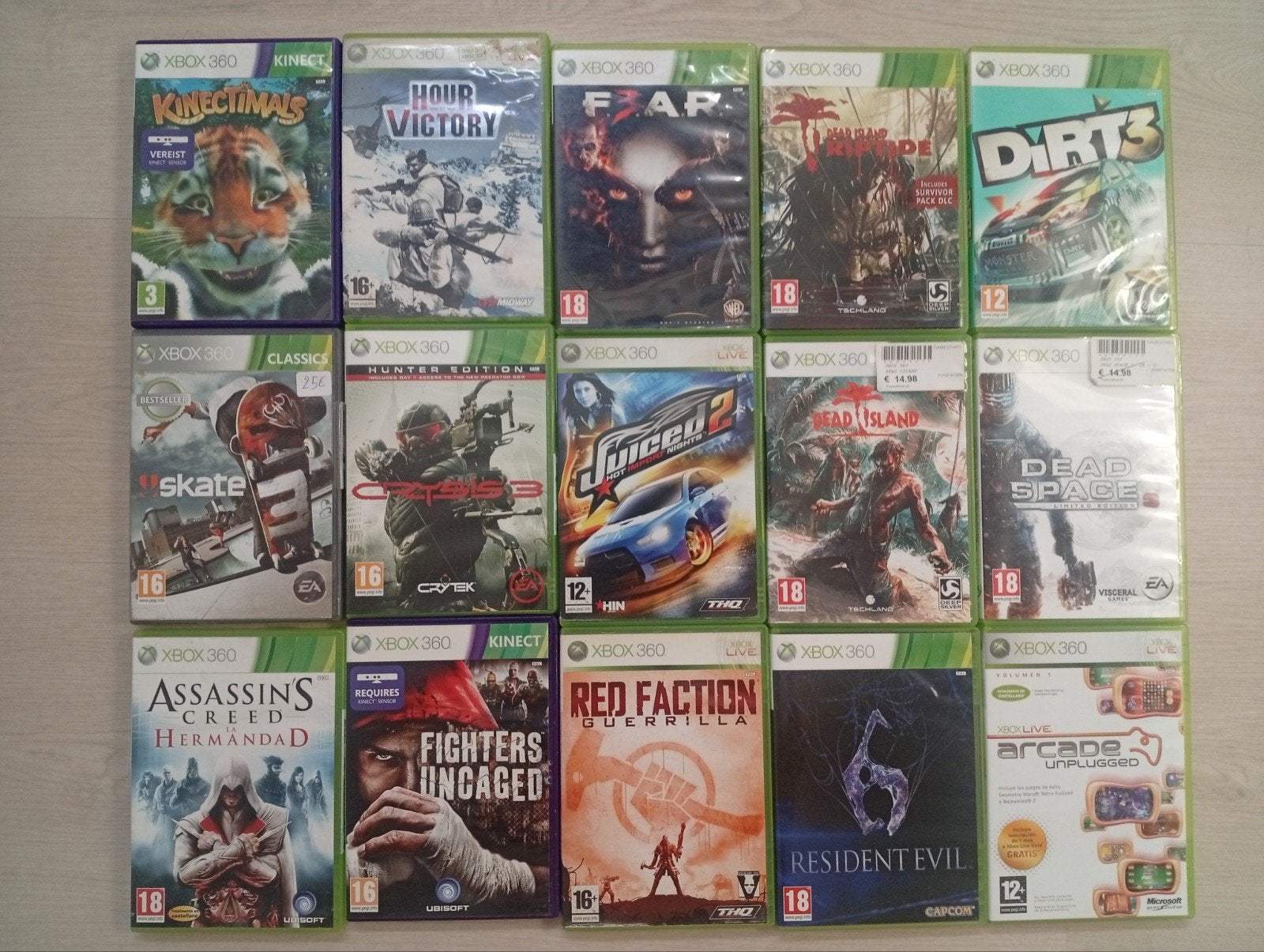 15x Xbox 360 Games Compleet, Games en Spelcomputers, Ophalen, Gebruikt, Overige genres, 2 spelers