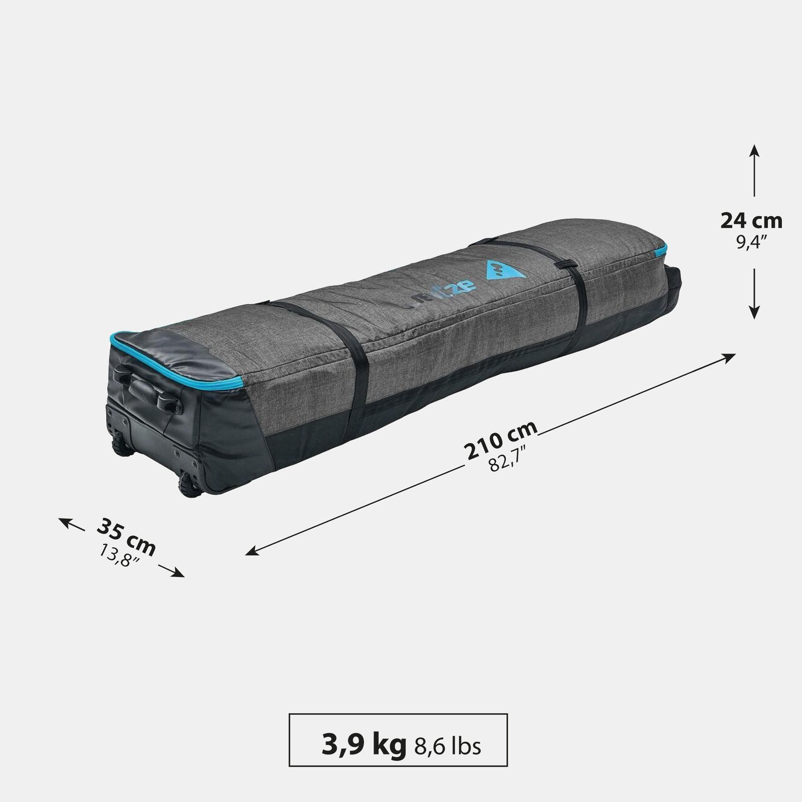 Transport tas voor snowboard / ski’s, Sport en Fitness, Snowboarden, Ophalen, Zo goed als nieuw