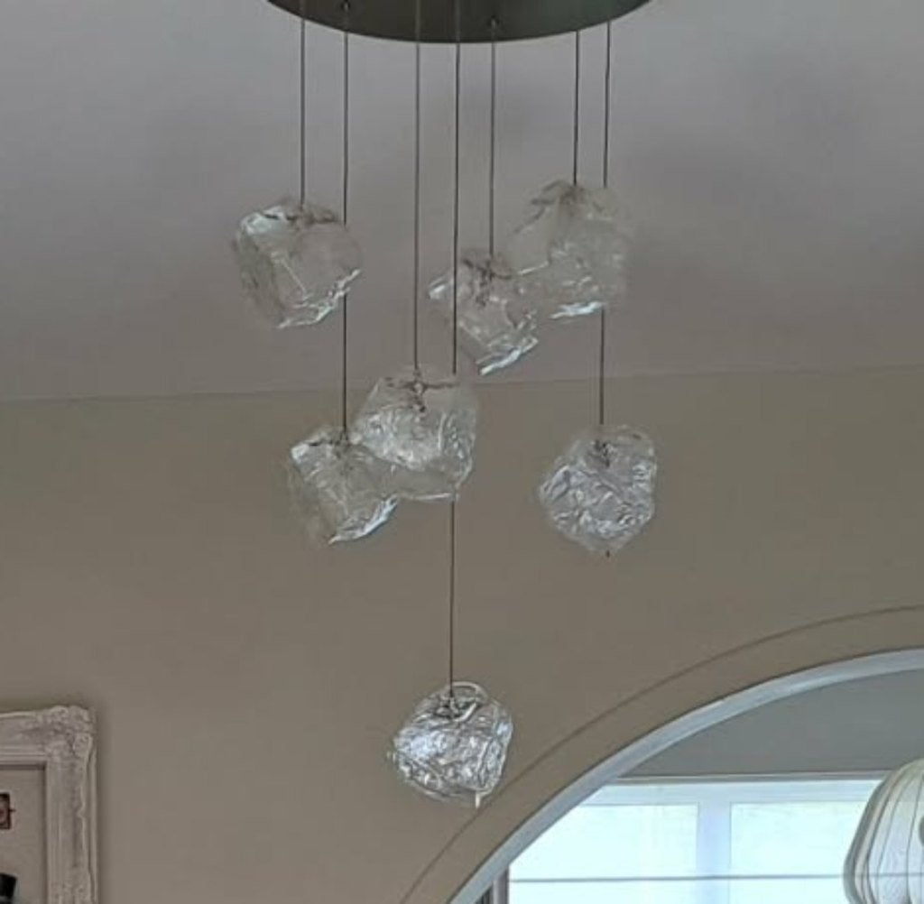 Lamp, Ophalen, Gebruikt, 50 tot 75 cm, Glas